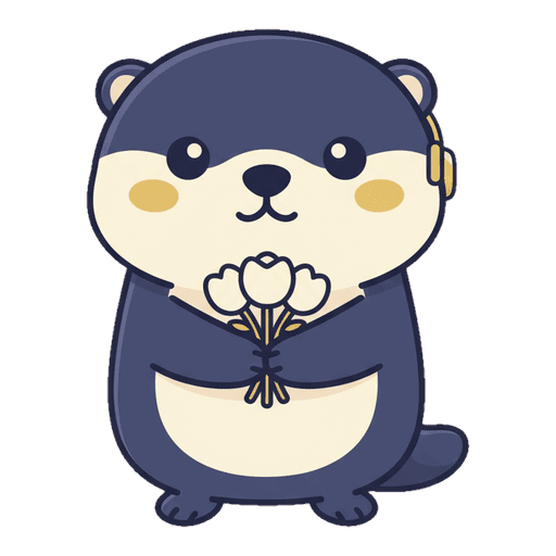 Ah Va holding a bouquet of flowers